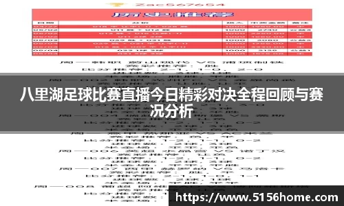 八里湖足球比赛直播今日精彩对决全程回顾与赛况分析